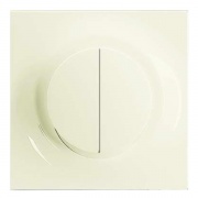 Клавиша двухклавишного светорегулятора ABB impuls слоновая кость (6545-72)