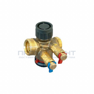 Вентиль балансировочно-регулирующий Oventrop Cocon QTZ - 1/2" (НР/НР, 150-1050 л/ч, с ниппелями)