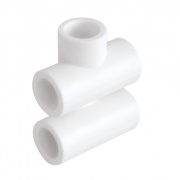 Пятерник переходной KALDE - 25 x 20 x 20 x 20 x 20 (для полипропиленовых труб под пайку, цвет белый)