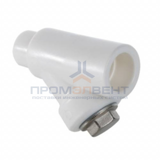 Фильтр грубой очистки VALTEC VTp.787 - 20 (под пайку внутренняя/наружная для полипроп.труб, белый)