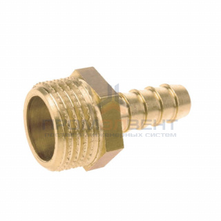 Штуцер с наружной резьбой ELSEN METALIT EBF22 - 1/2" x 18 мм (латунь без покрытия)