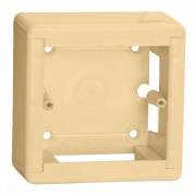 Коробка универсальная КМКУ 88х88х44 "ЭЛЕКОР" слоновая кость