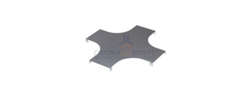 Крышка на X-ответвитель, осн.300, R300 мм, нержавеющая