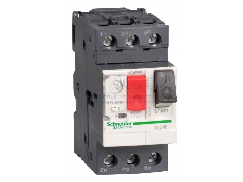 Автомат Schneider Electric TeSys GV2ME с комбинированным расцепителем 0,63-1A