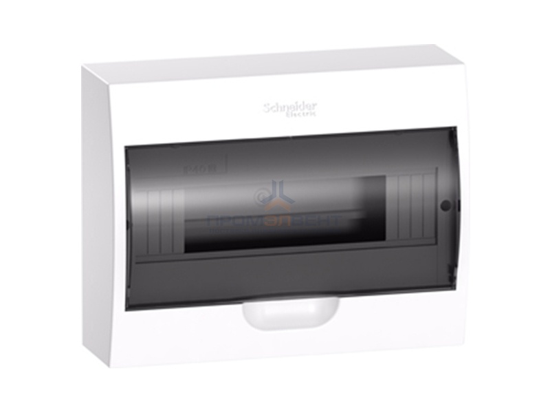 Бокс навесной Schneider Electric Easy9 на 12 модулей с прозрачной дверью с клемниками N+PE